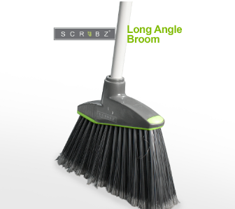 Scrubz  Long Angle Broom 137x30cm | Easy Grip | Heavy Duty | Household Cleaning Tools Essentials
