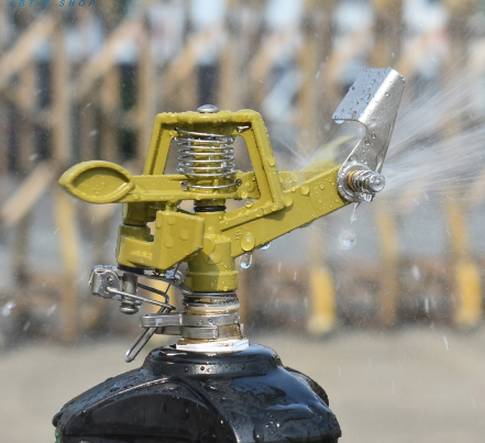 LBT-F Brass Impact Sprinkler Heavy Duty Sprinkler Head with Nozzles 360 Degree Rotating Nozzle