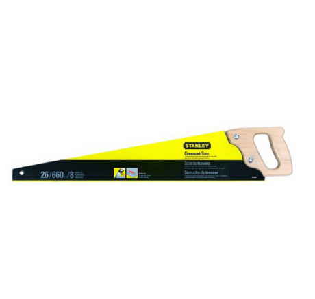 Stanley ST20503 Wood Cross Cut Saw 20" (Wood/Silver)