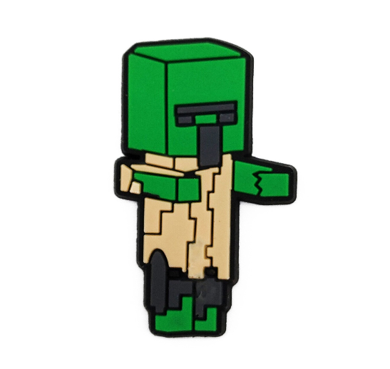 Cartoon Alex Sword Croc Jibbitz for Kids Minecraft Jibbits Charm Computer Game Jibits Crocks Shoes Accessories Shoe Charms Pins 026