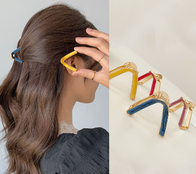 V Cute Ins Korean Fashion Hairpin Gripper Hairclips Hair Accessory