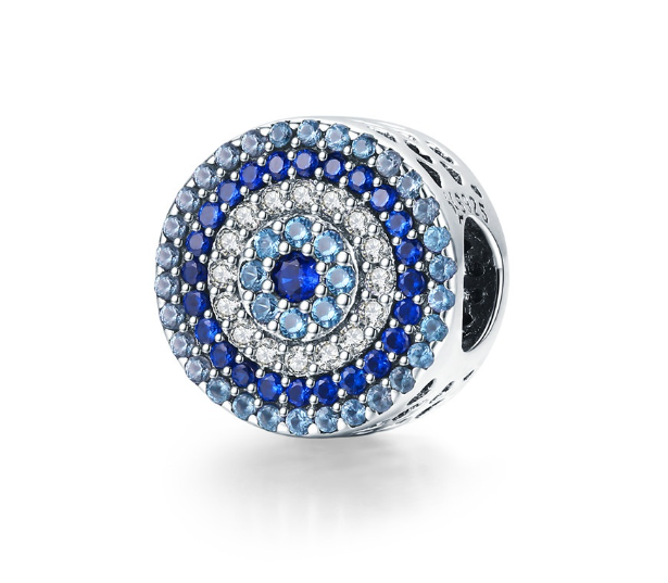 Bamoer 925 Silver Devil Eyes Dark Style Personality Fashion Charm Diy Bracelet Or Necklace Accessories Jewelry D3