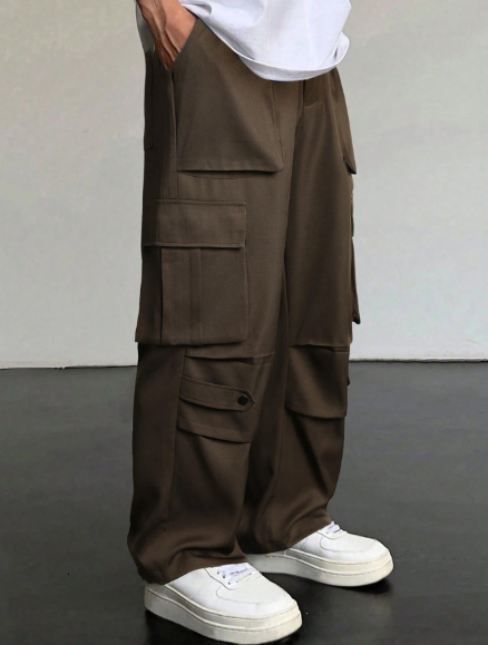 Manfinity EMRG Manfinity EMRG Men's Simple Daily Casual Baggy Pants