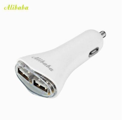 Alibaba Ali-551 1A/2A 2Usb Port Car Charging Adaptor