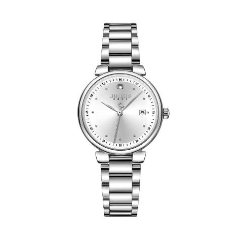 JULIUS business leisure quartz elegant fashion women's steel band Watch ja-1361 4