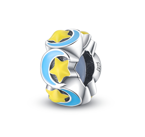 S925 Silver Pandora Same Design Glass Beads Sea Animal Butterfly Seahorse Sea Turtle Beads Suitable for Original Bracelets  02