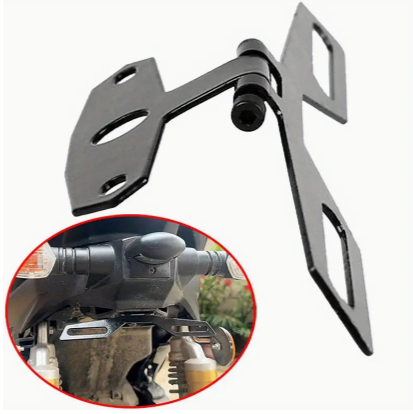Universal Adjustable Motorcycle Folding License Plate Holder Rear Tail Light Bracket Mount Tail Light Bracket