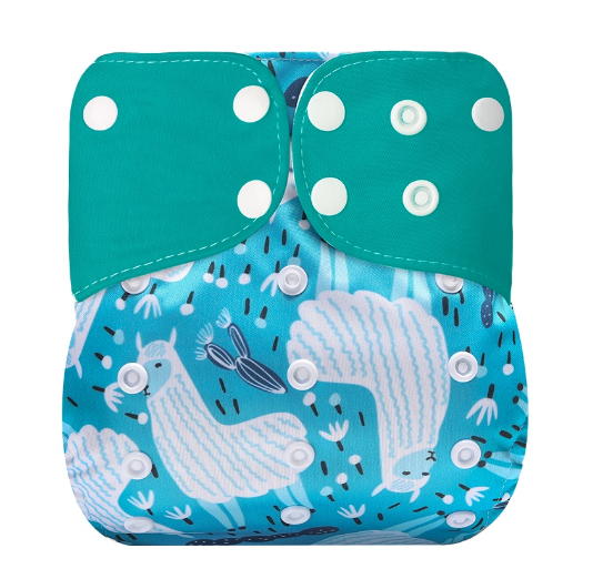 Ready Stocks Waterproof Reusable Digital Printed One Size Pocket Cloth Diaper S7