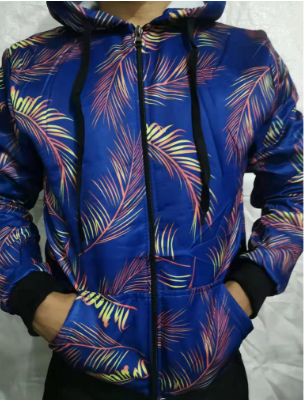Plain Hoodie Jacket With Zipper（New Fluorescence）