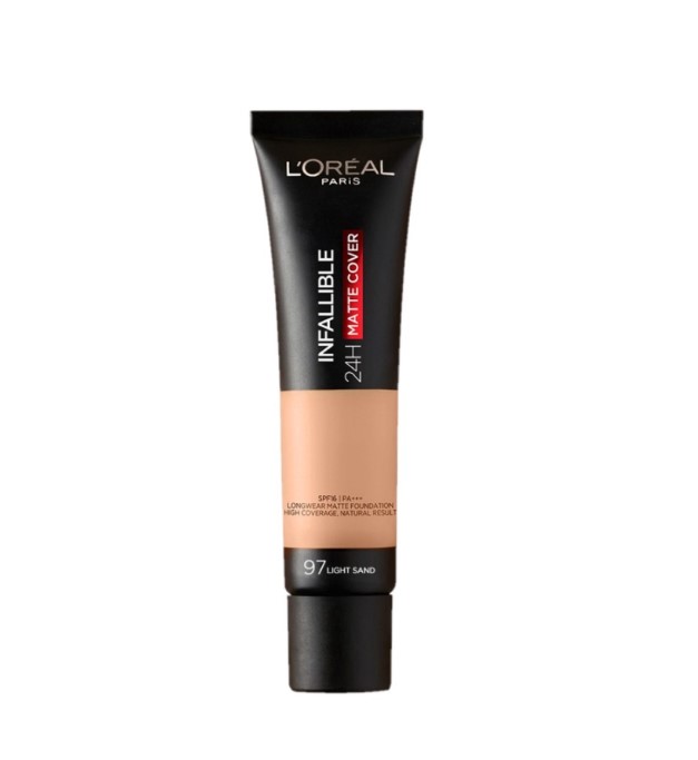 LOreal Paris Infallible 24H Matte Cover Liquid Foundation - 97 Light Sand