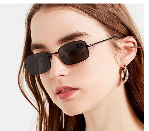 Fashion Trend Retro Sunglasses Square Ladies Small Square Shade Glasses Personality Women Korean Street Shot Sunglasses