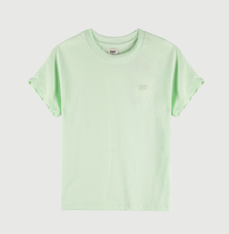 Stylistic Mr. Lee Ladies Basic Tees Plain Round Neck Top For Women Relaxed Fit 126028 Green