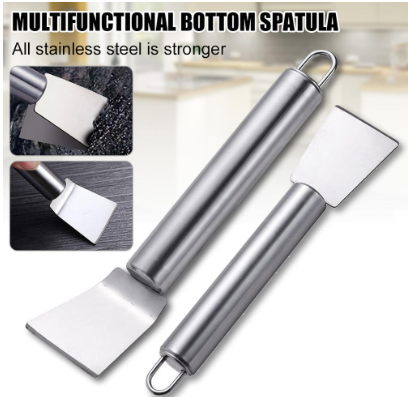 Multifunctional Stainless Steel Kitchen Cleaning Scraper Ice Thawing Scraper Oil Stain Remover Kitchen Cleaning Tool
