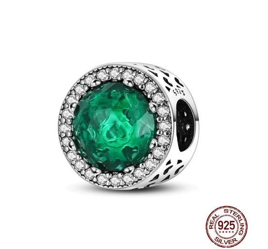 925 Sterling Silver Green Series Tree Cactus Avocado Pendant DIY Charm Beads Fit Original Pandora Charms Bracelet Women Jewelry D5