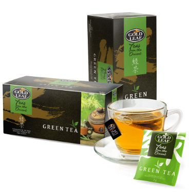 Gold Leaf Oriental Blends: Green Tea 25 Teabags