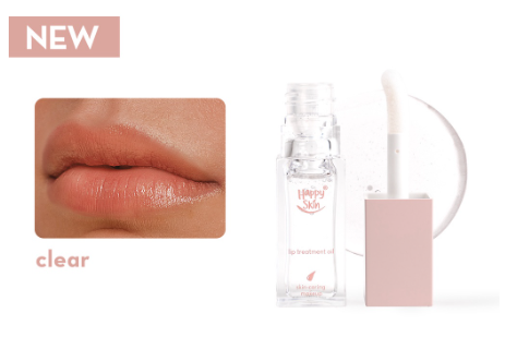 Happy Skin Lip Treatment Oil in Clear