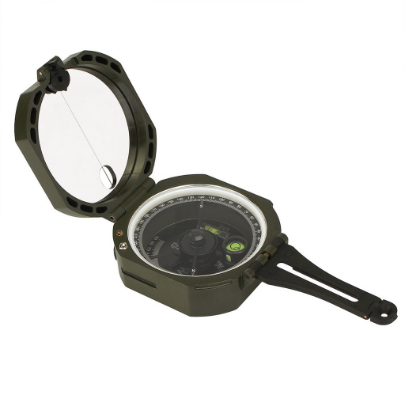 Professional Military Sighting Compass Fluorescent Waterproof For Hiking Camping Geological Adventure