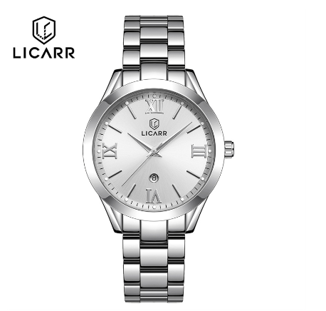 LICARR Casual Women's Watches Fashion Original Waterproof Quartz Ladies Date Light Display Watch Gift Wife 7303 F2