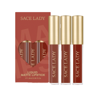 SACE LADY Liquid Lipstick Set Waterproof Matte Long Lasting Lip Makeup Set
