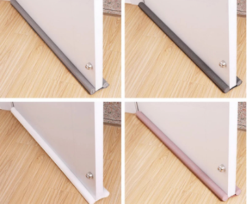 Flexible Door Seal Door Bottom Sealing Strip Sound Proof Foam Door Stopper Blocker Guard Wind Dust
