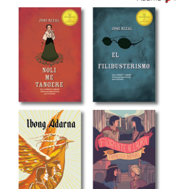 Klasikong Panitikan Bundle - Filipino Text (4 Pcs Classic Novel Book)