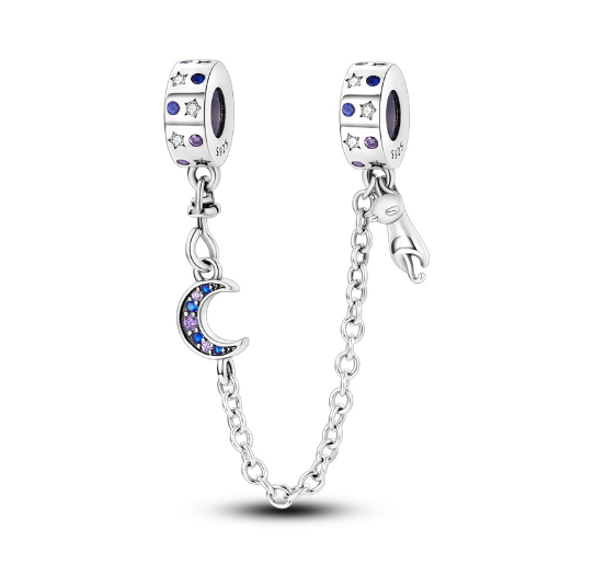 S925 Silver Charm Gorgeous Firework Beads Suitable For Pandora Bracelet Necklace Exquisite Bricolage Jewelry d42