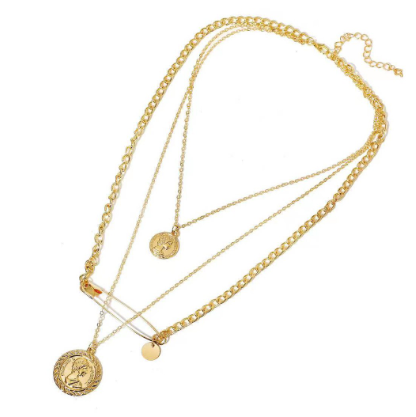 Double Pearl Necklace Clavicle Chain Short Necklace