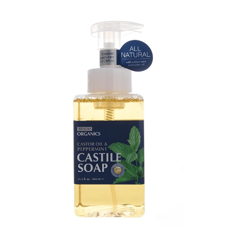 CPH0450D - BENCH Organics Castor Oil and Peppermint Soap 450ML