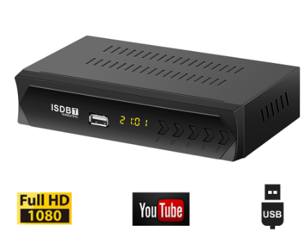 ISDB-T Terrestrial Converter STB Receiver Digital TV Set Top Box