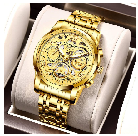 Watch For Men Waterproof Original Relo for Man Quartz With Box Fashion White Stainless Steel New In 2023 Business Casual Style 2