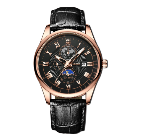 Binbond Original Luxury Watch Fashion Waterproof Luminous Men's Watch Student Trendy Stainless Steel Wrist Watch M9