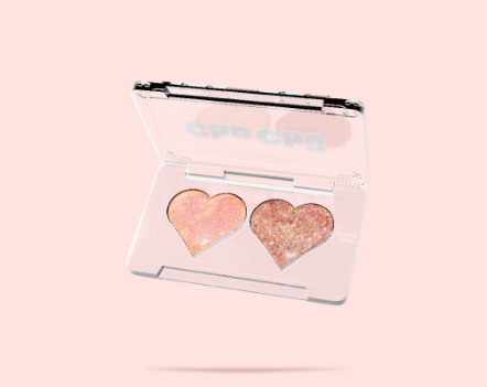 Chu Chu Beauty Glitter Shimmer Duo in Dazzling Sunrise