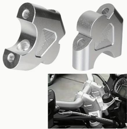 1pc 32MM CNC For BMW For R1200GS For R1250GS For R1250RS For S1000XR For R1200R Adventure ADV Handlebar Riser Motorcycle Handlebar Back Move Mount