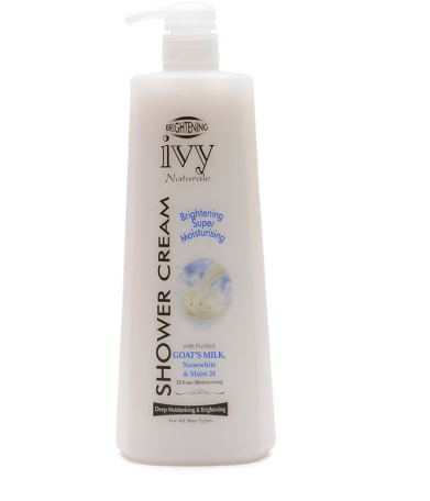 Ivy Natural Brightening Shower Cream Goats Milk 1L