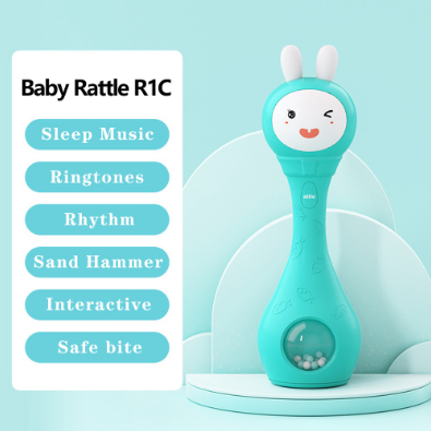Alilo Baby Rattle R1C Musical Toys For Girl Boy Crib Toys Hanging With Nursery Music 0 12 months
