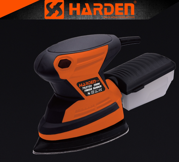 Harden Plus 752722 200w Finish Sander (Professional) Finishing Protect Electric Hand Pro