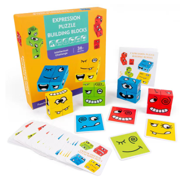 Expression Puzzle Building Blocks Game(large)