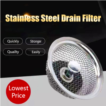 Kitchen Stainless Sink Strainer Waste Disposer Plug Drain Stopper Filter Kitchen CR Toilet Tools IP