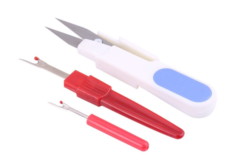 3 Pcs/set Seam Ripper and Thread Remover Kit Sewing Pruning Scissors Handle Craft Thread Cutter Seam Ripper Sewing Tools