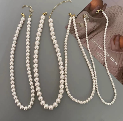Pearl Necklace Simple style Ladies Jewelry