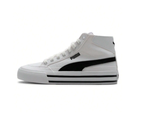 Puma PUMA Unisex High-Top Canvas Vulcanized Rubber Lightweight Breathable Sports Casual Shoes