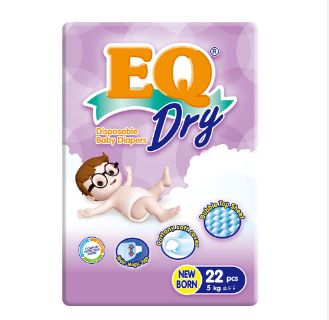 EQ Dry Travel Pack Newborn 22's