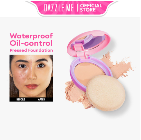 DAZZLE ME - Muse Pressed Foundation - Oil Control Sweat Proof Smooth Finished Matte