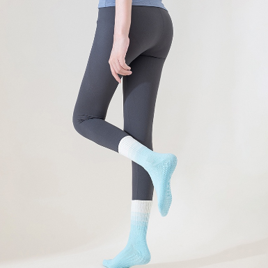 Girls Pilates Socks Fashion Breathable Non-Slip Ballet Dance Sock Gym Sport Socks