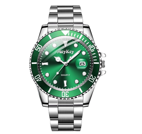 Luxury Men Stainless Steel Business Watches With Calendar Male Sport Quartz Watch M5