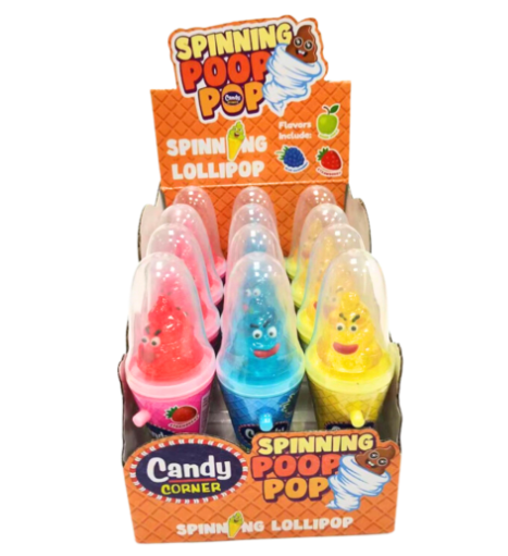 Candy Corner Spinning Poop Pop 15g