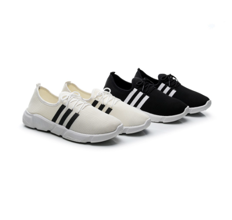 Couple's 3 Stripes Trendy Light Leisure Korean Shoes No. M900 Standard Size