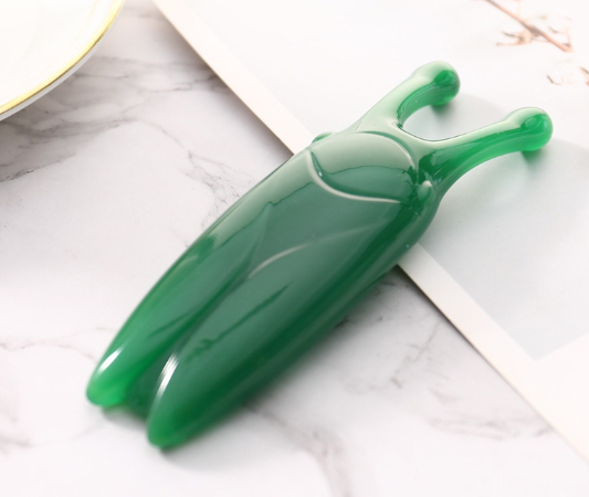 Salorie Nose Massager Facial Scraper Gua Sha Board Beauty Tool Resin Body