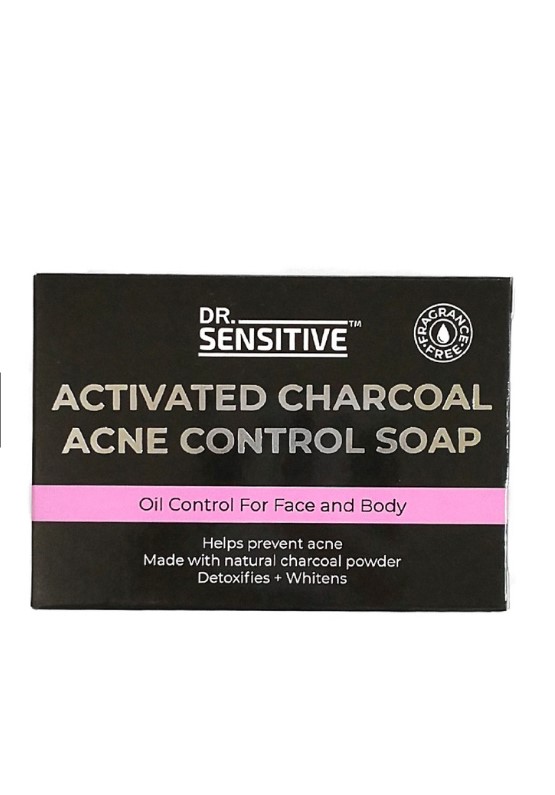 Dr. Sensitive Activated Charcoal Acne Control Soap 120g