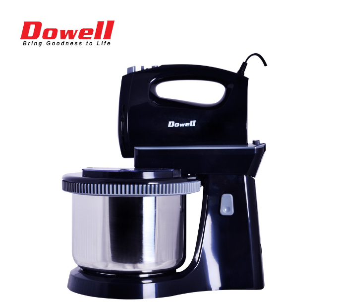 Dowell SM-917S Hand Stand Mixer with Stainless Bowl (Black)